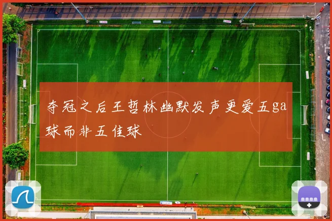 夺冠之后王哲林幽默发声更爱五ga球而非五佳球